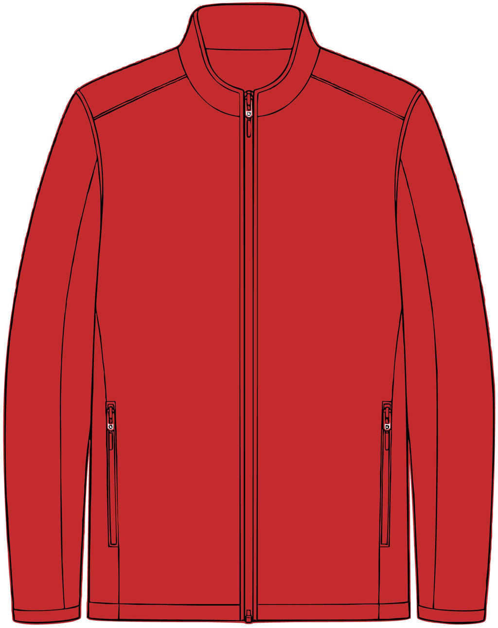 Men's Two-Layer Fleece Bonded Soft Shell Jacket – Crab Island Radio