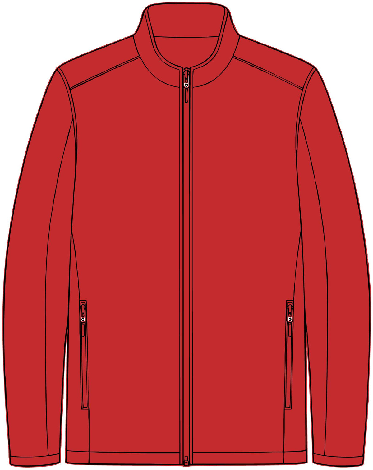 Men's Two-Layer Fleece Bonded Soft Shell Jacket – Crab Island Radio
