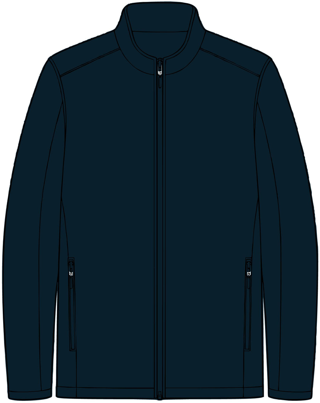 Men's Two-Layer Fleece Bonded Soft Shell Jacket – Crab Island Radio