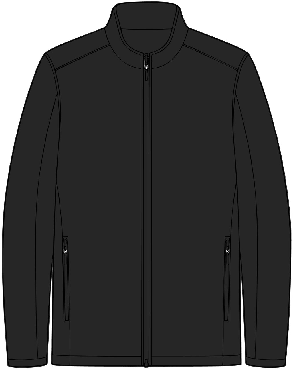Men's Two-Layer Fleece Bonded Soft Shell Jacket – Crab Island Radio