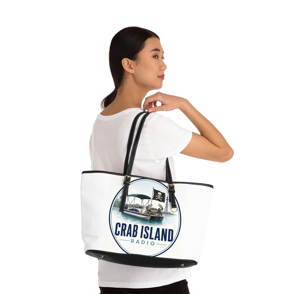 PU Leather Shoulder Bag – Crab Island Radio