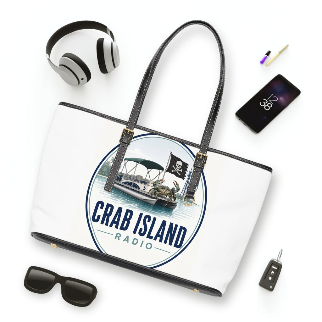 PU Leather Shoulder Bag – Crab Island Radio