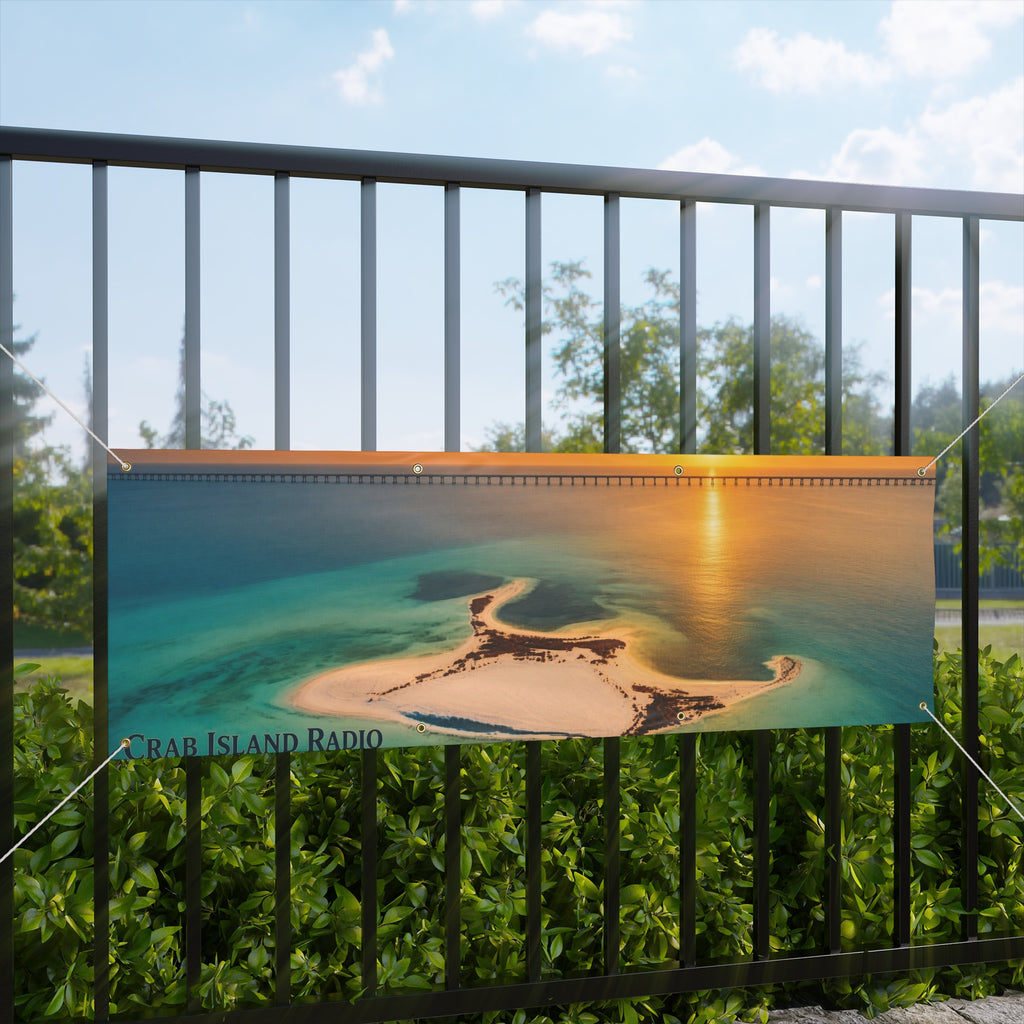 Matte Banner – Island Sunset