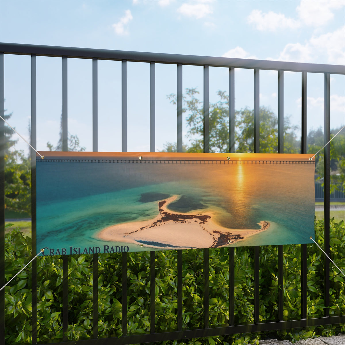 Matte Banner – Island Sunset
