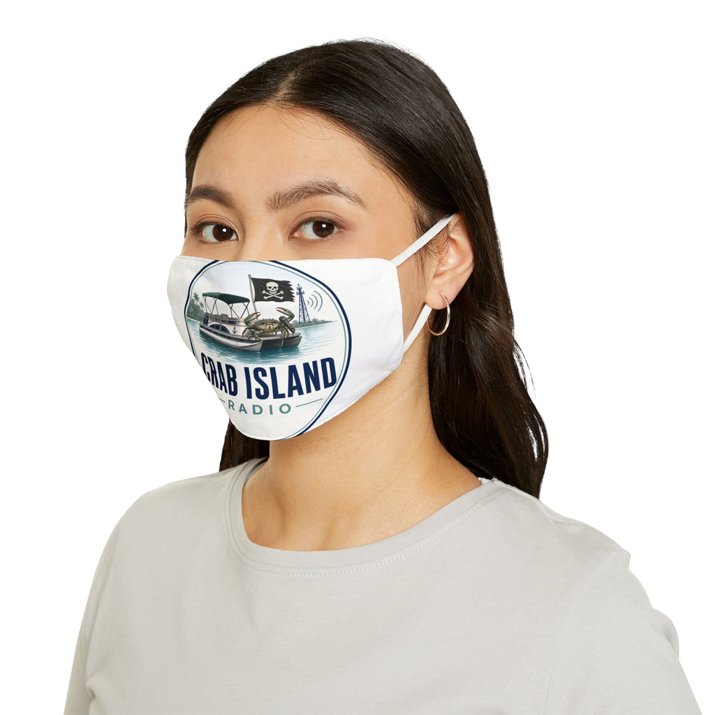 Snug-Fit Polyester Face Mask – Crab Island Radio