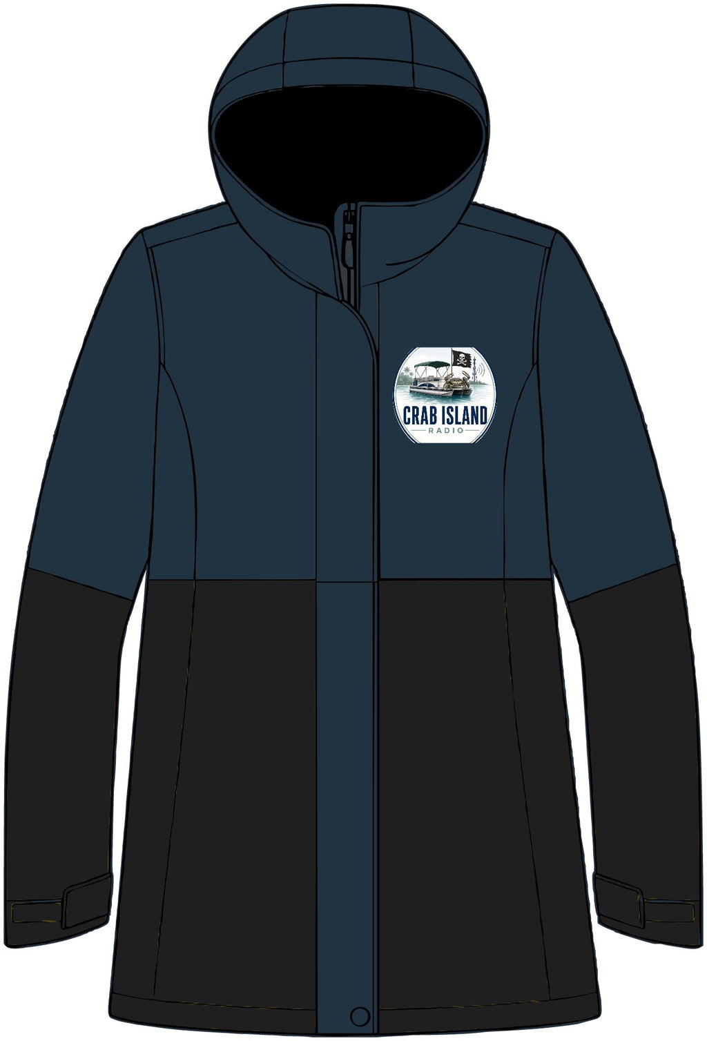 Women's Insulated Heavy Ripstop Jacket – Crab Island Radio