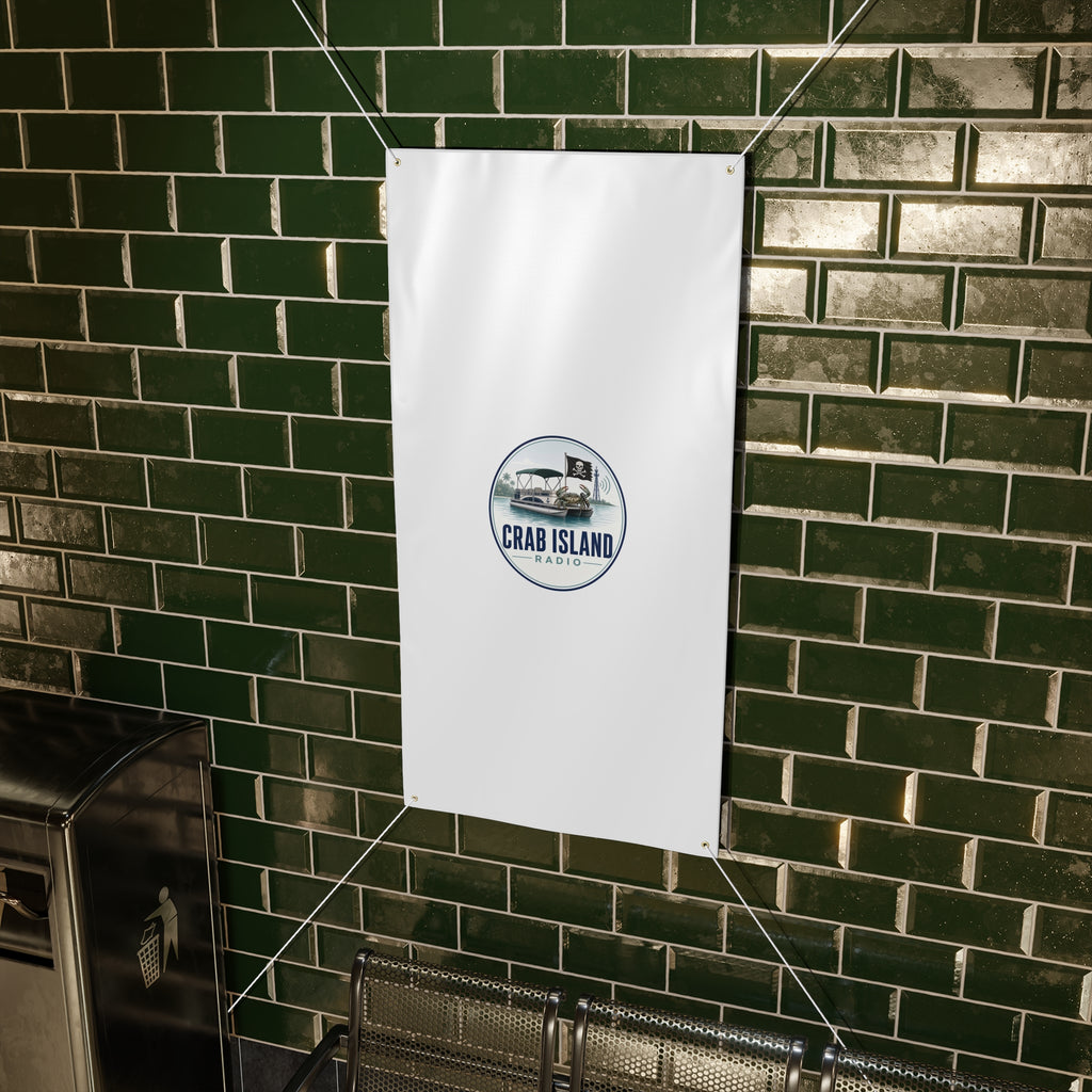 Matte Banner – Crab Island Radio
