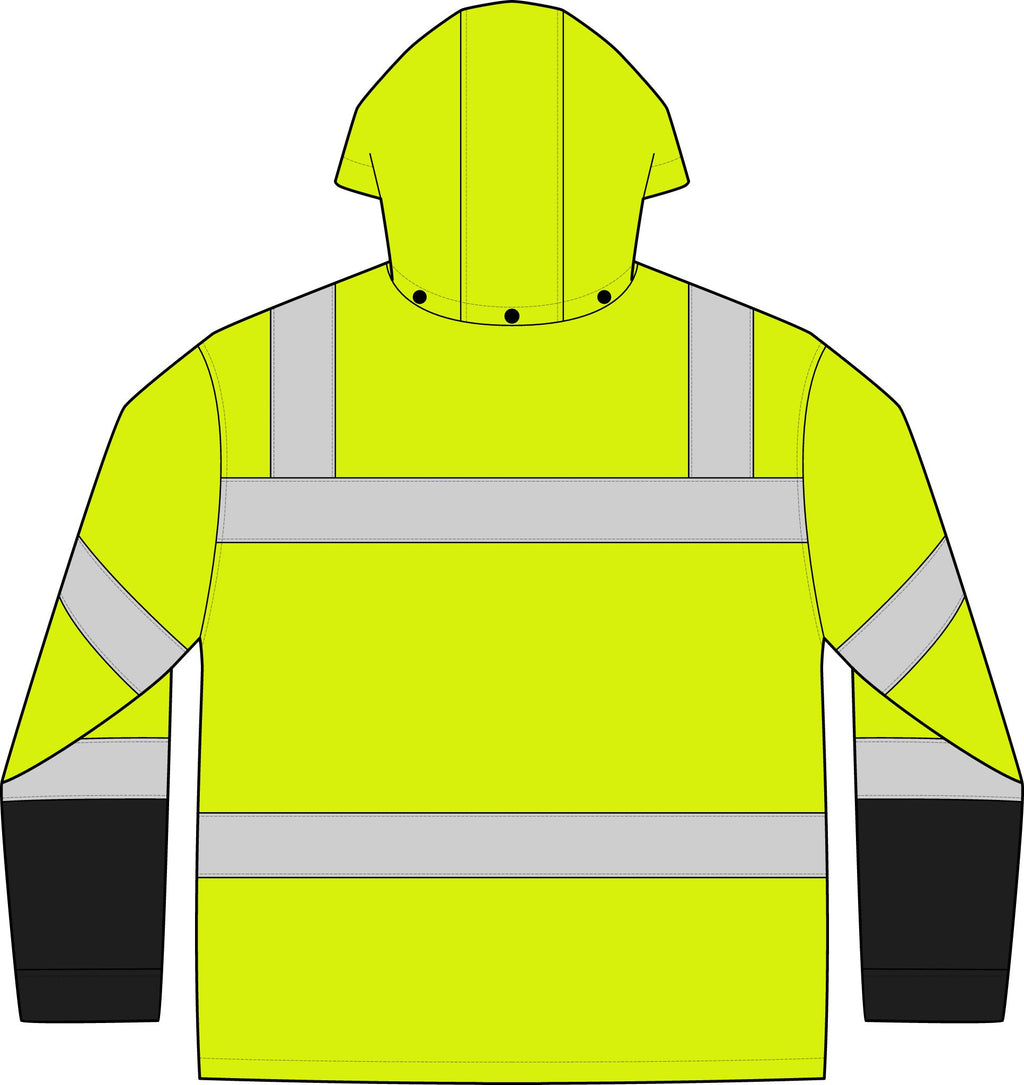 ANSI 107 Class 3 Waterproof Ripstop 3-In-1 Parka – Crab Island Radio