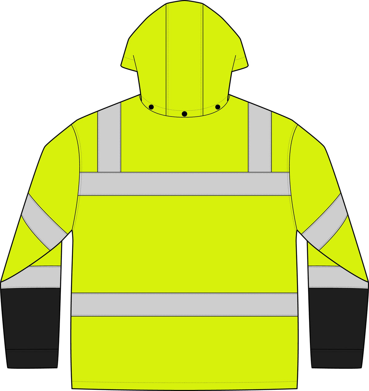 ANSI 107 Class 3 Waterproof Ripstop 3-In-1 Parka – Crab Island Radio
