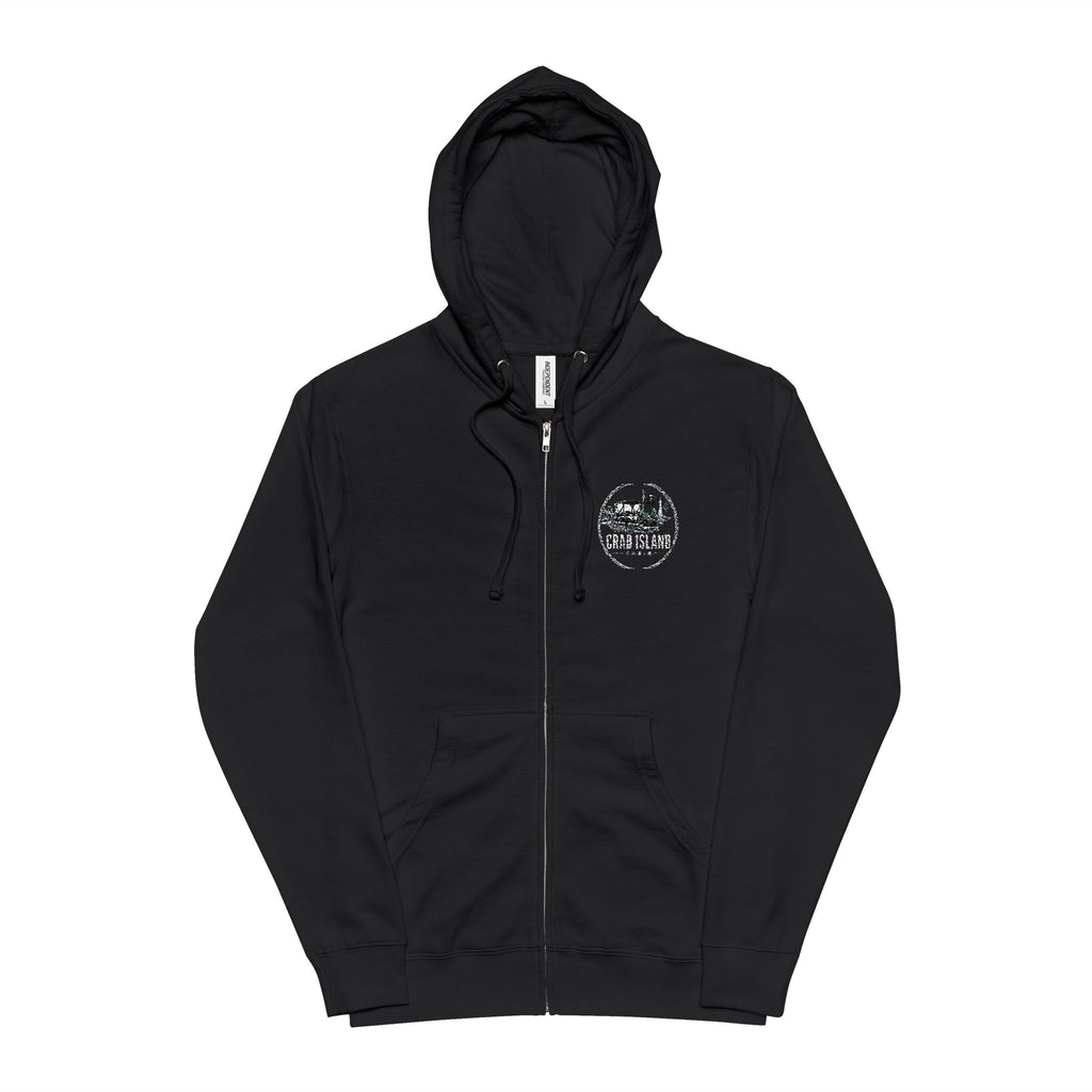 Crab Island Radio Zip-Up Hoodie