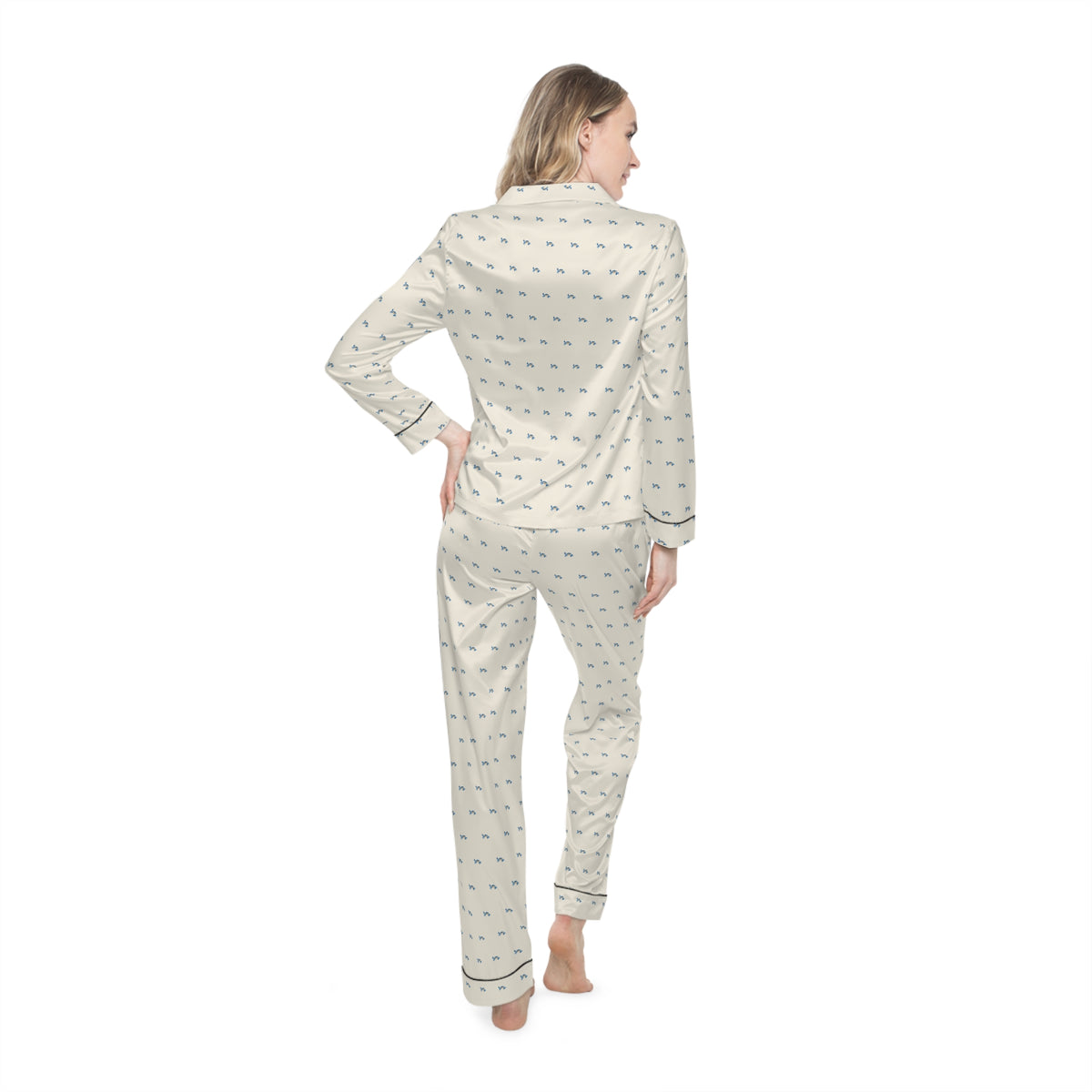 Women's Satin Pajamas (AOP) – Ouchy Dots