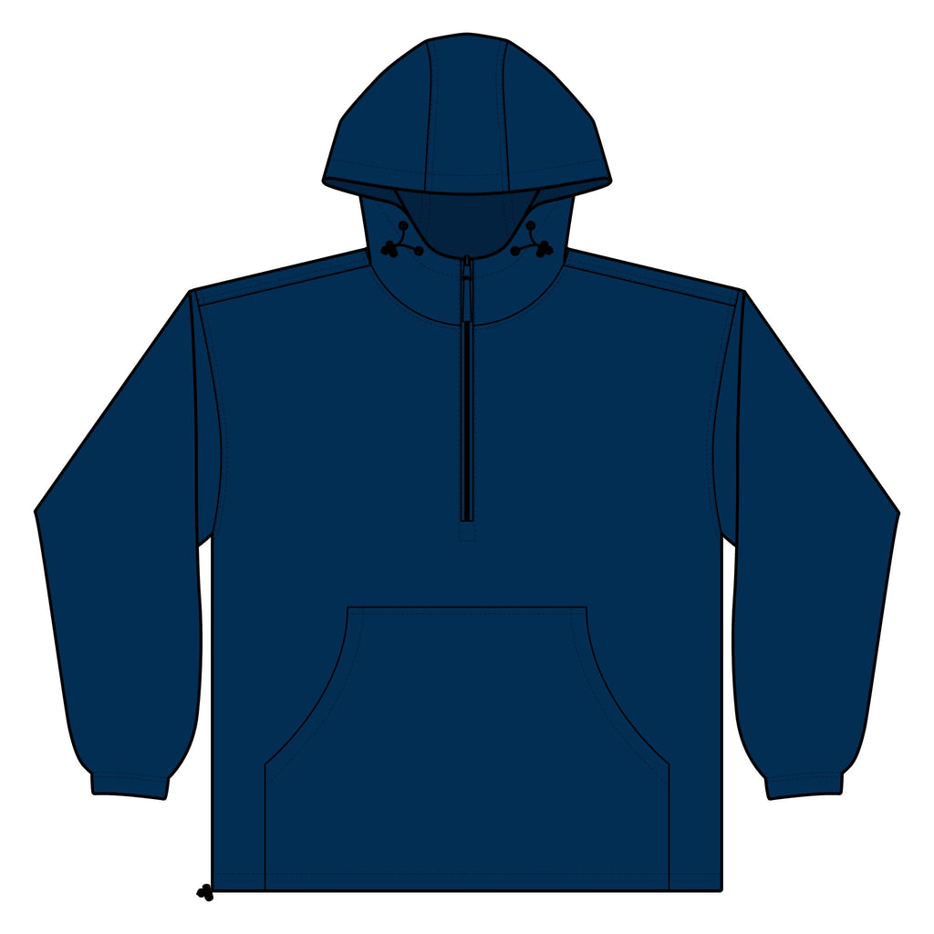 Unisex Lightweight Quarter-Zip Windbreaker Pullover Jacket – Crab Island Radio
