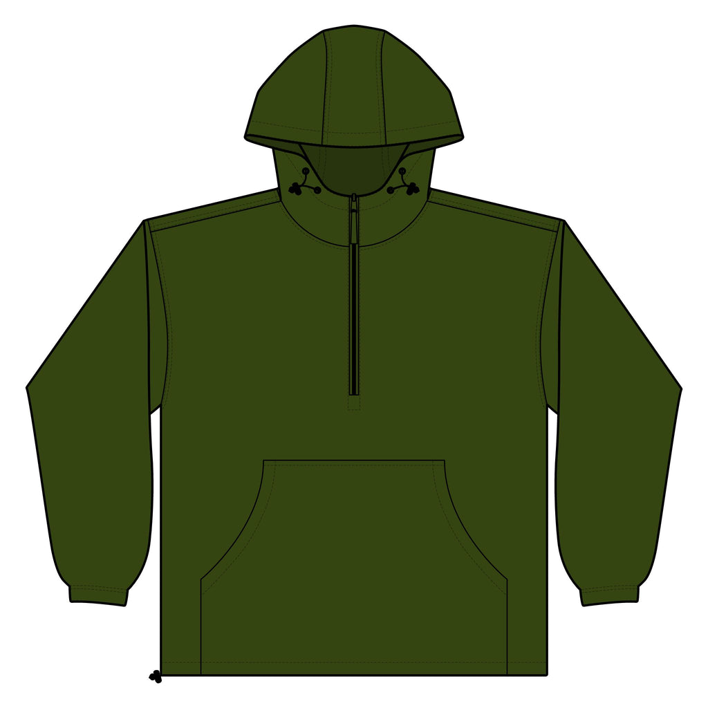 Unisex Lightweight Quarter-Zip Windbreaker Pullover Jacket – Crab Island Radio