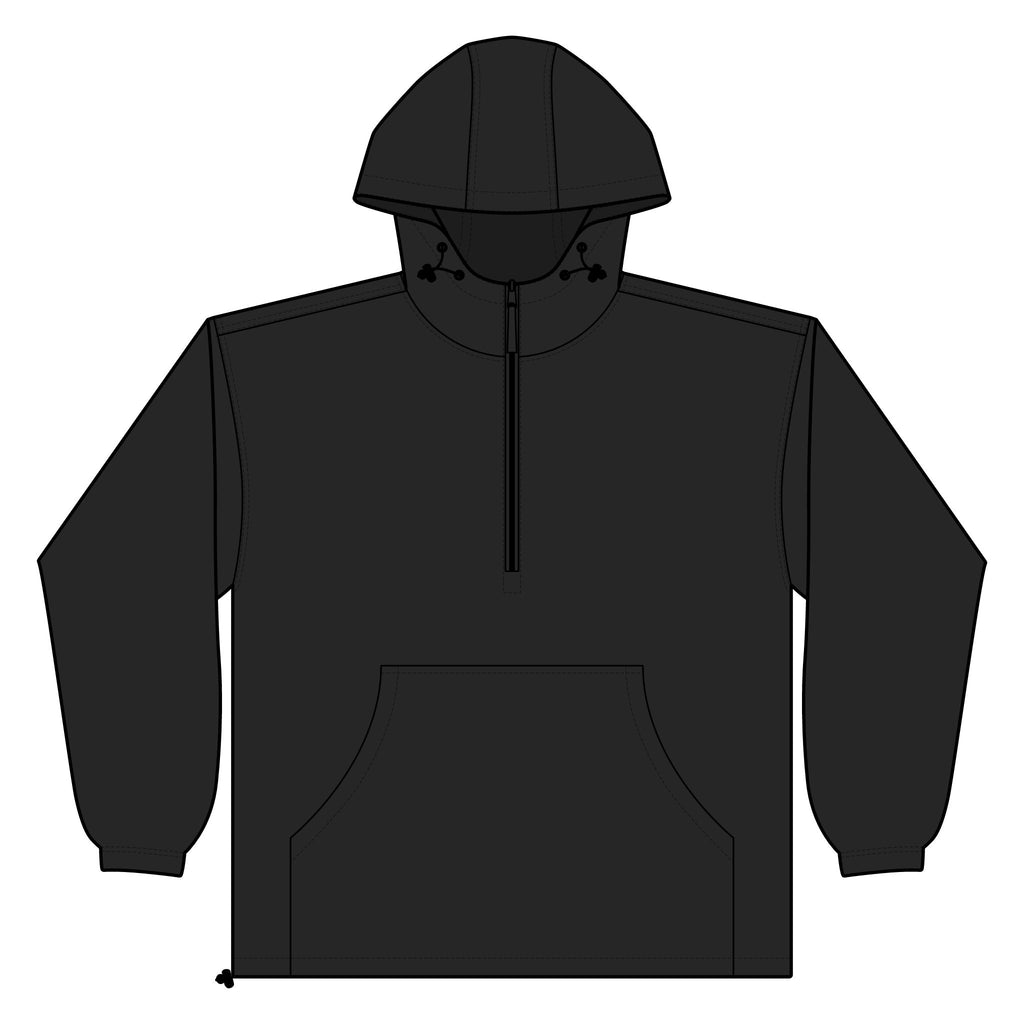 Unisex Lightweight Quarter-Zip Windbreaker Pullover Jacket – Crab Island Radio
