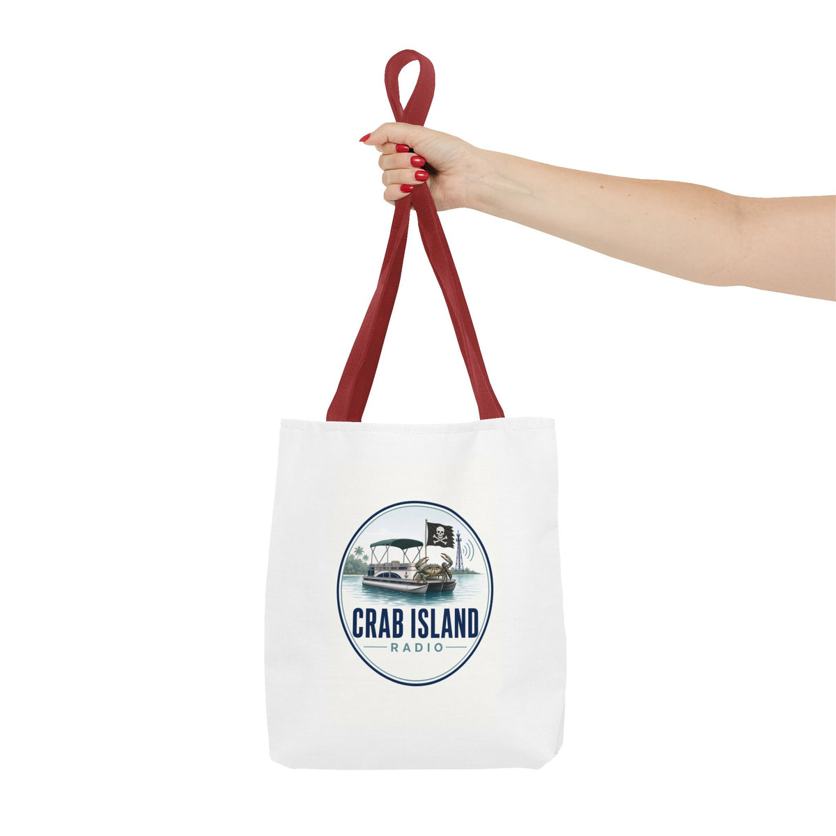 Tote Bag (AOP) – Crab Island Radio