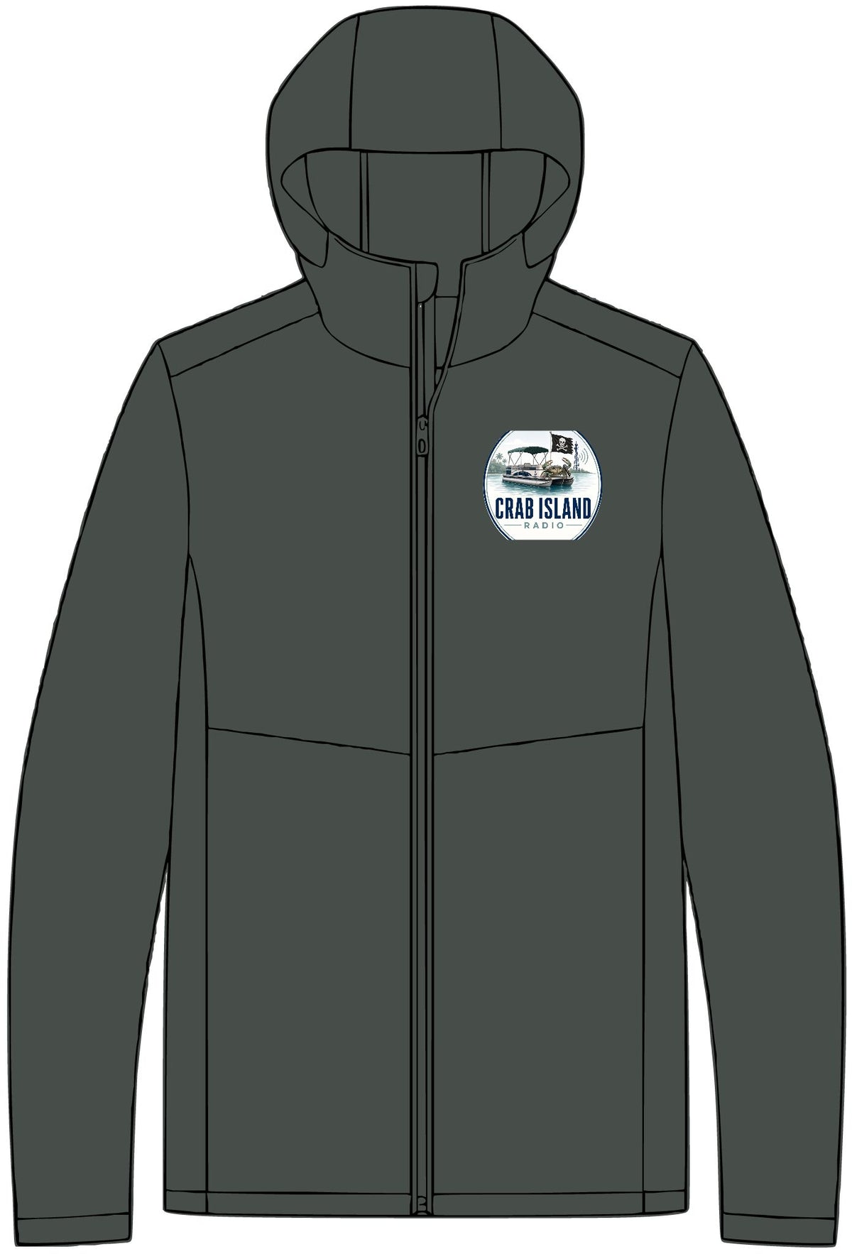 Waterproof Rain Shell – Crab Island Radio