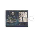 Saffiano Leather Card Holder – Pirate Crab