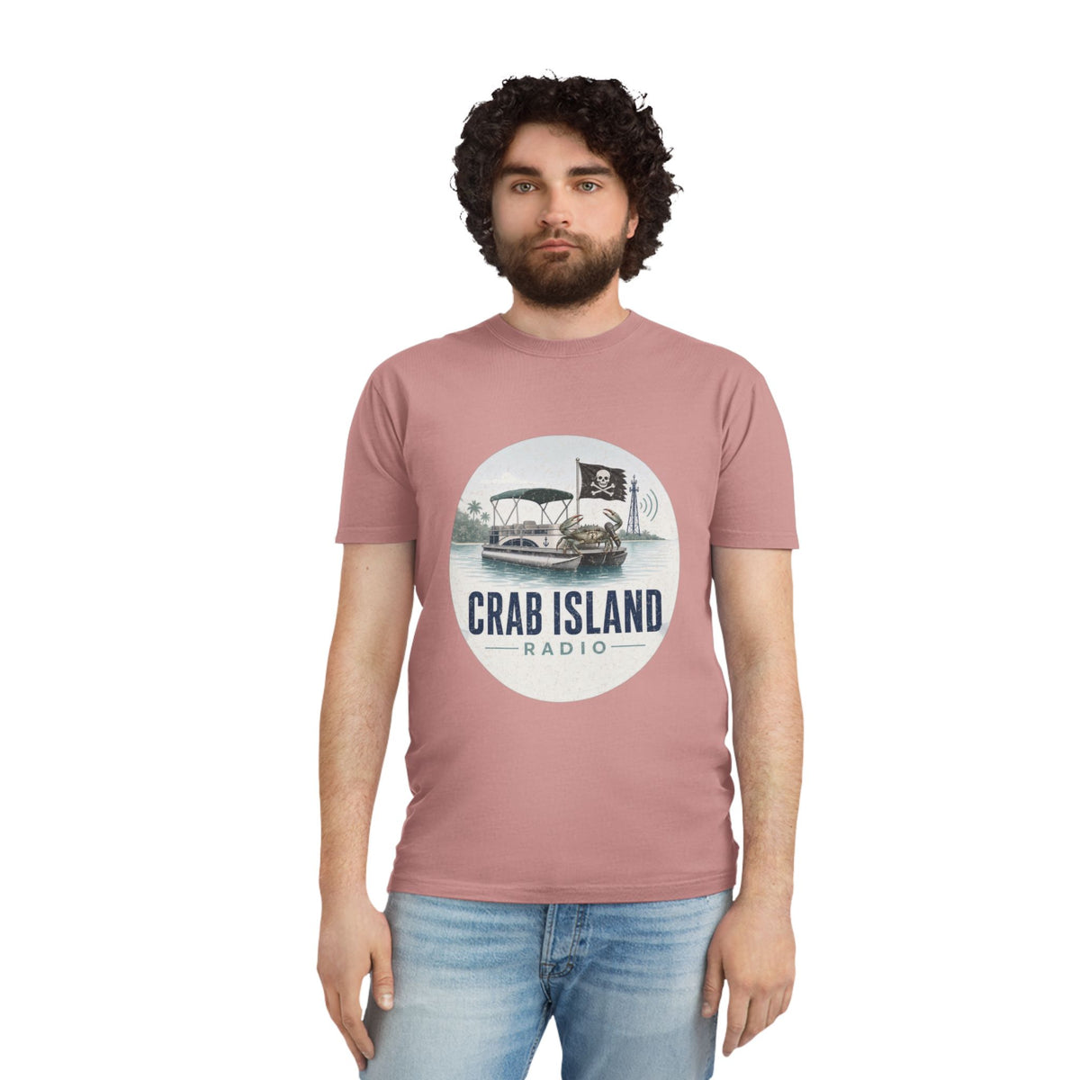 Unisex Faded Shirt – Crab Island Radio