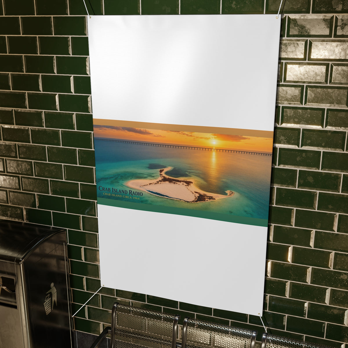 Matte Banner – Island Sunset