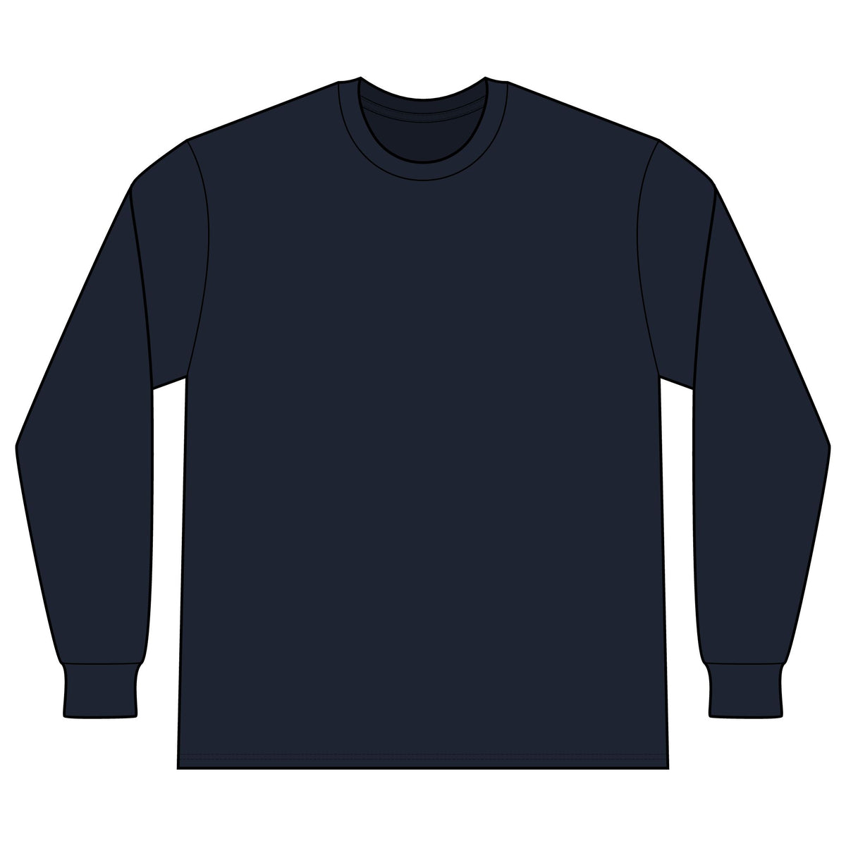 Men's Cotton Long-sleeve – Crab Island Radio