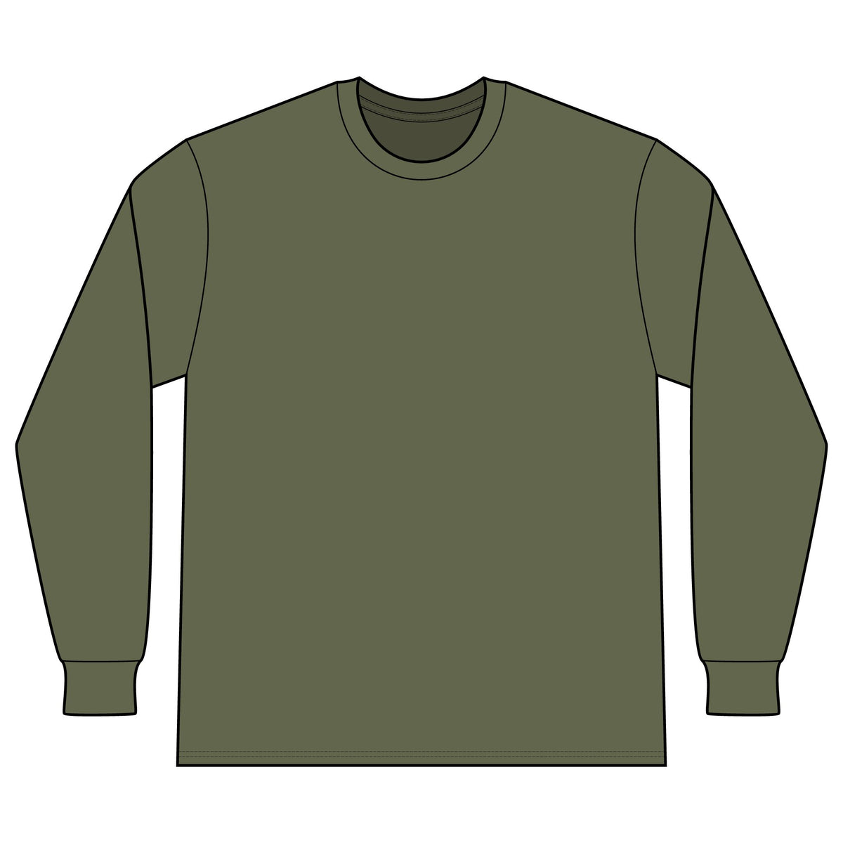 Men's Cotton Long-sleeve – Crab Island Radio
