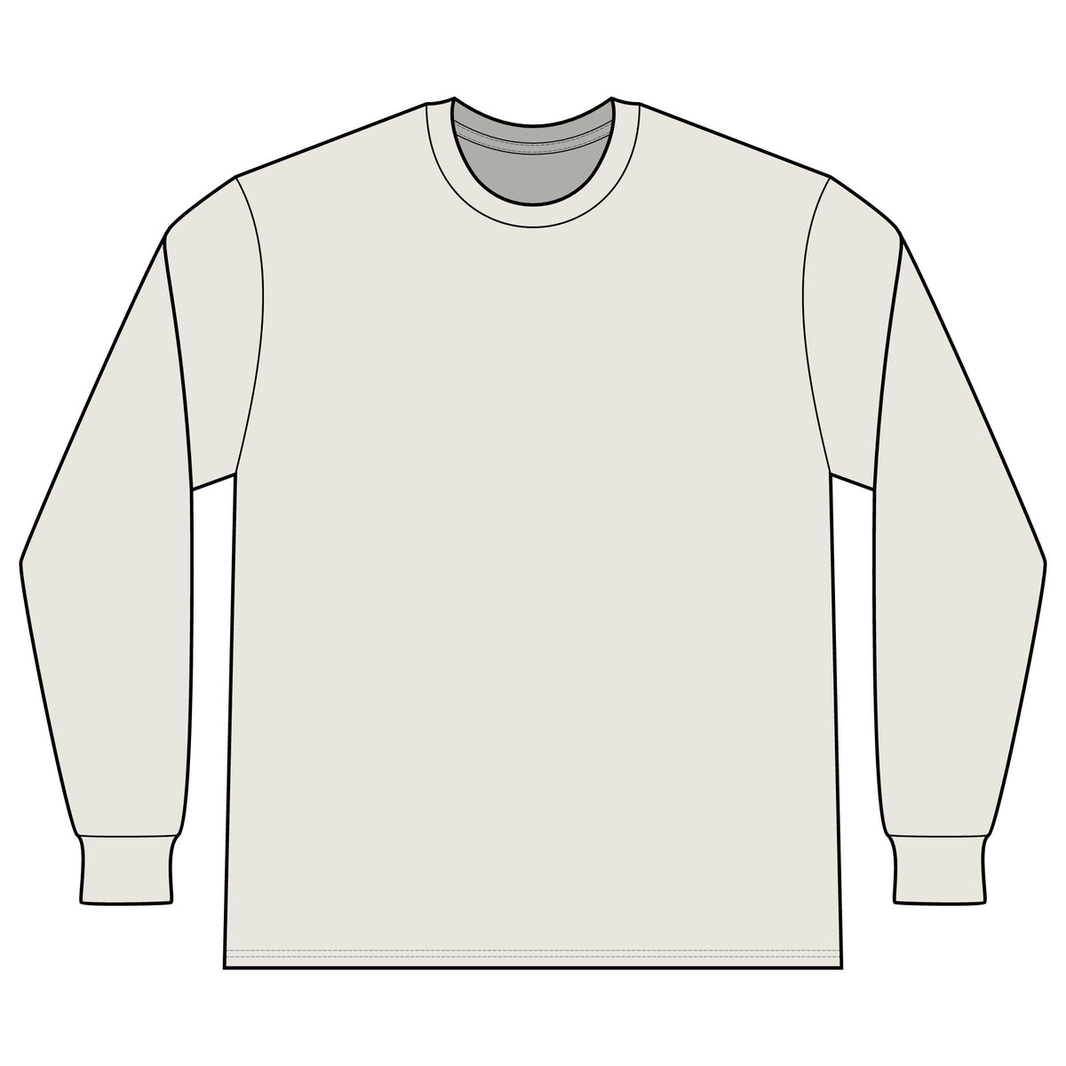 Men's Cotton Long-sleeve – Crab Island Radio
