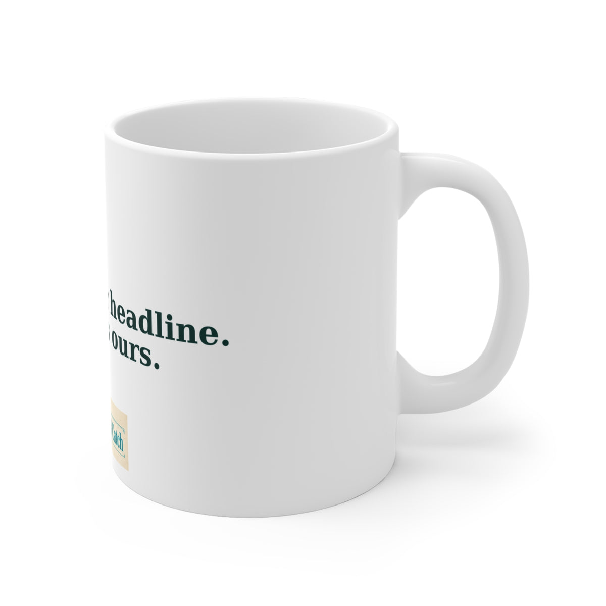Worry Is Their Headline Mug – The Crab Island Catch 11oz
