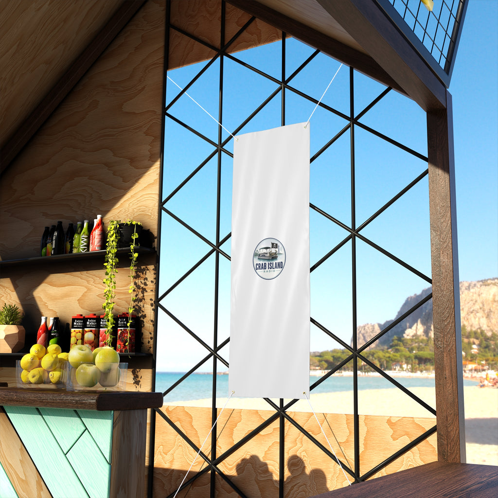 Matte Banner – Crab Island Radio
