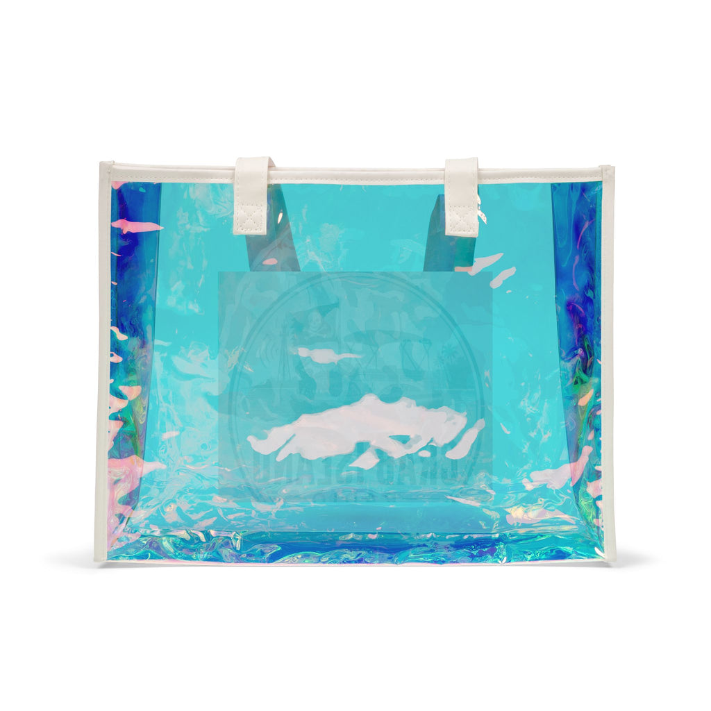 Beach Holographic Tote Bag – Crab Island Radio