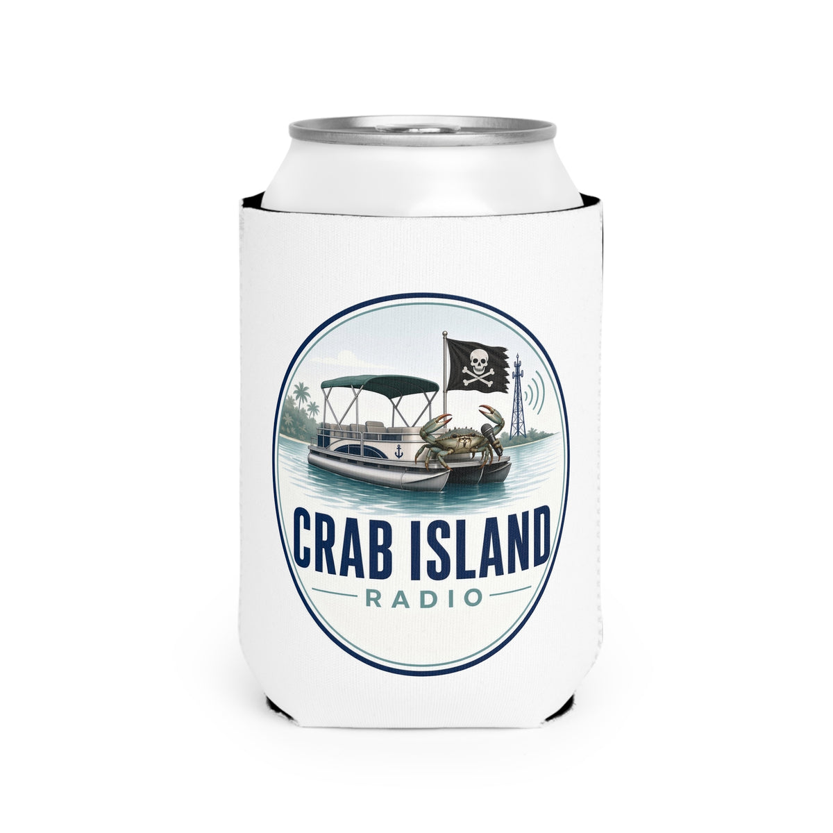 Can Cooler Sleeve – Crab Island Radio