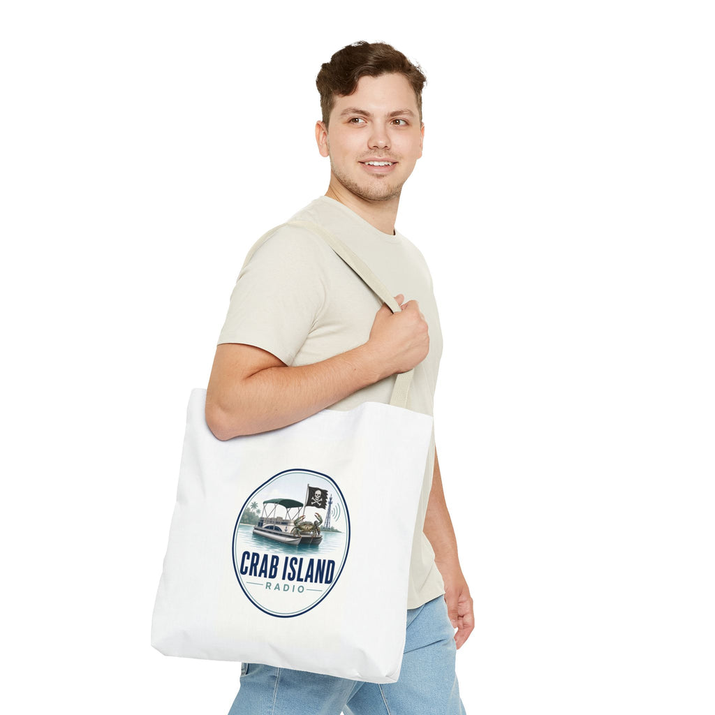 Tote Bag (AOP) – Crab Island Radio