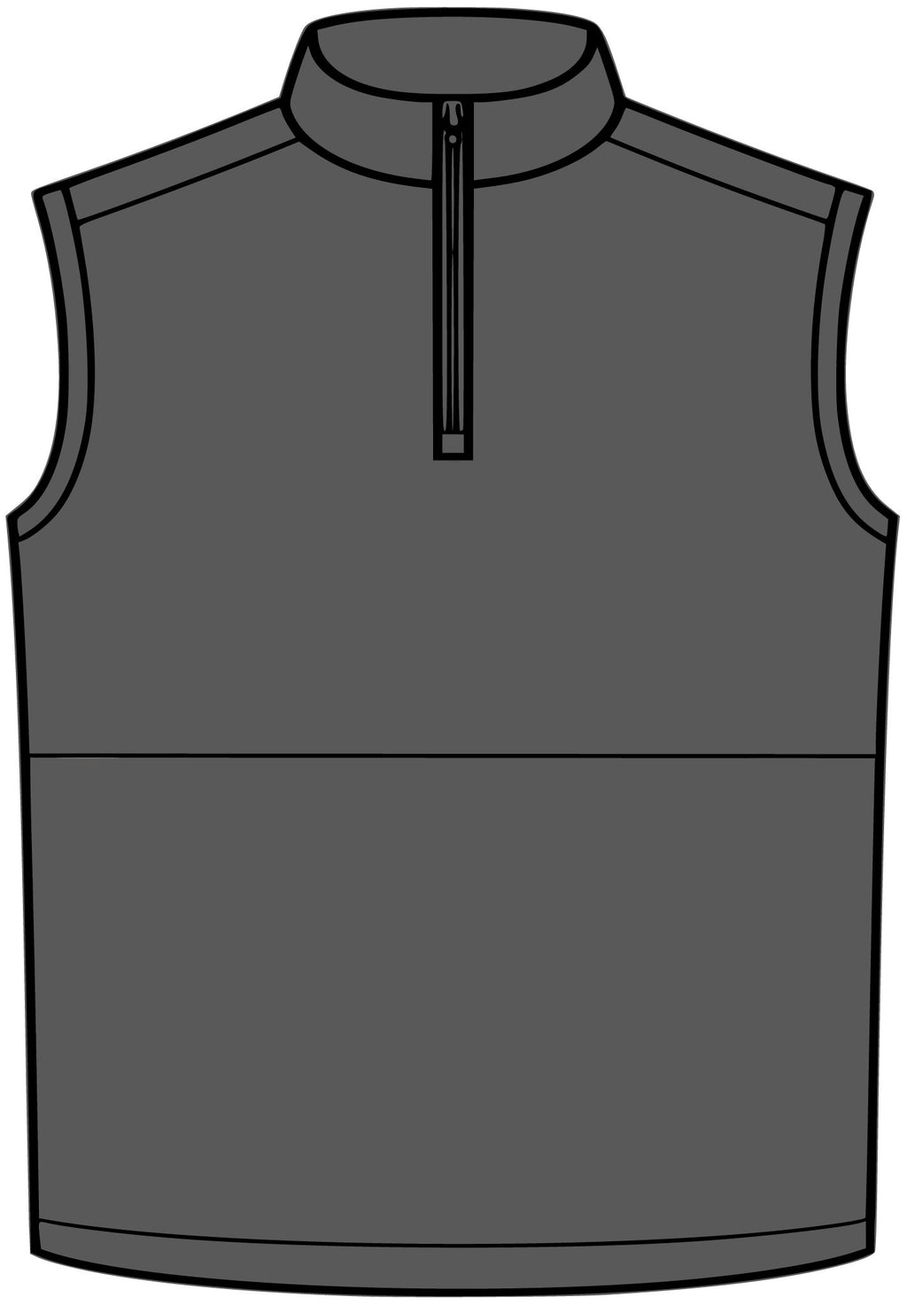 Repeat 1/2-Zip Vest – Crab Island Radio