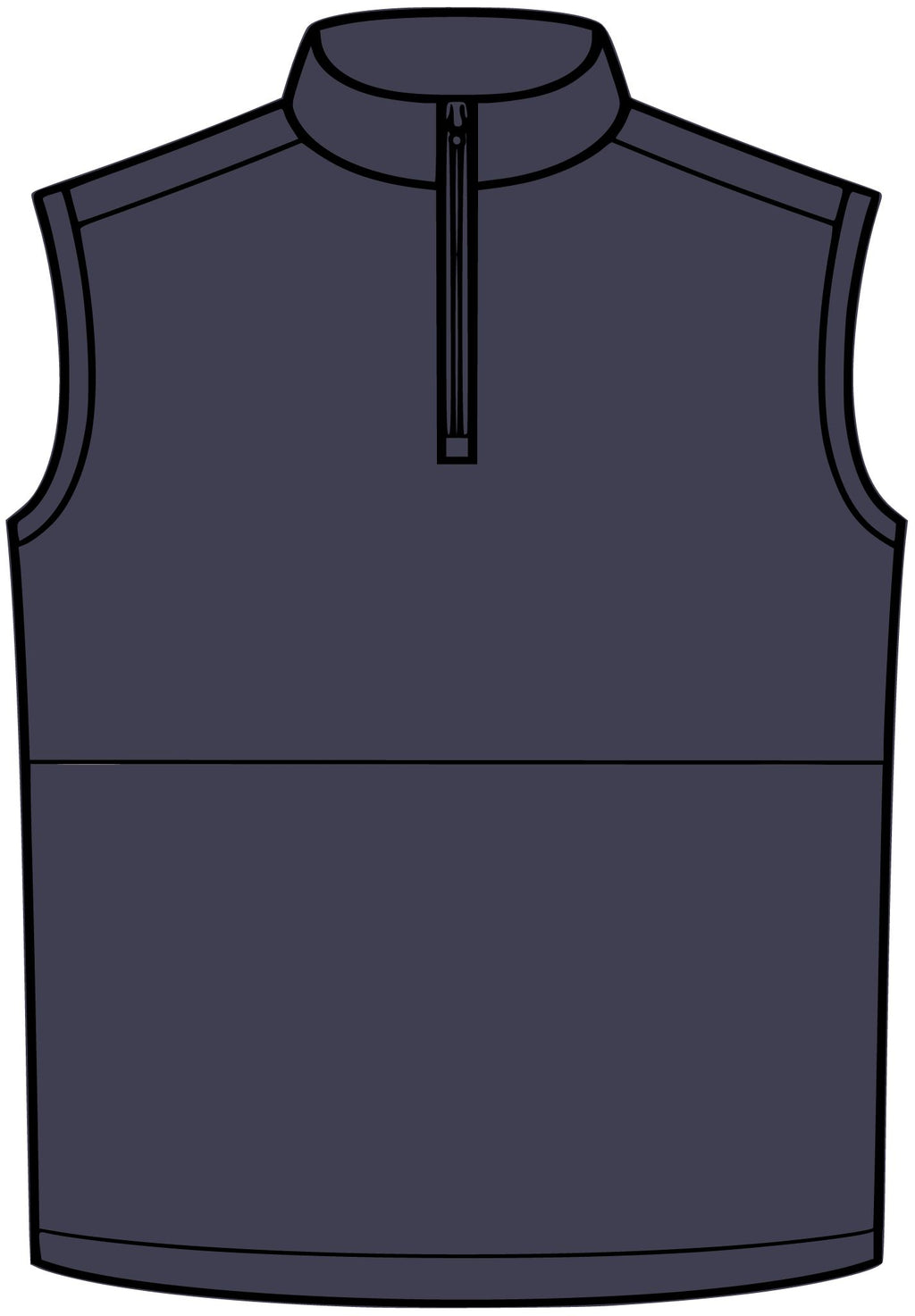 Repeat 1/2-Zip Vest – Crab Island Radio