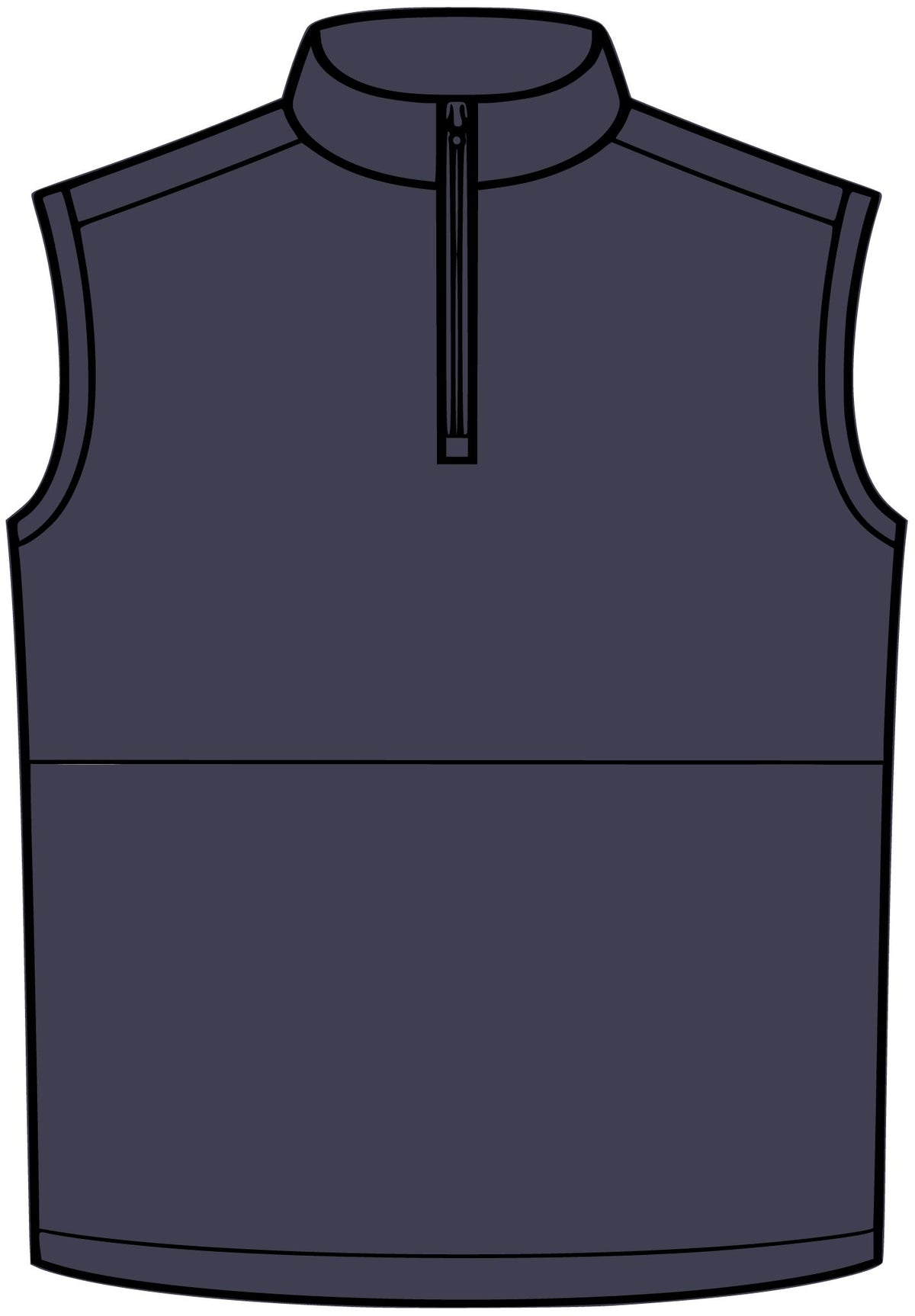 Repeat 1/2-Zip Vest – Crab Island Radio