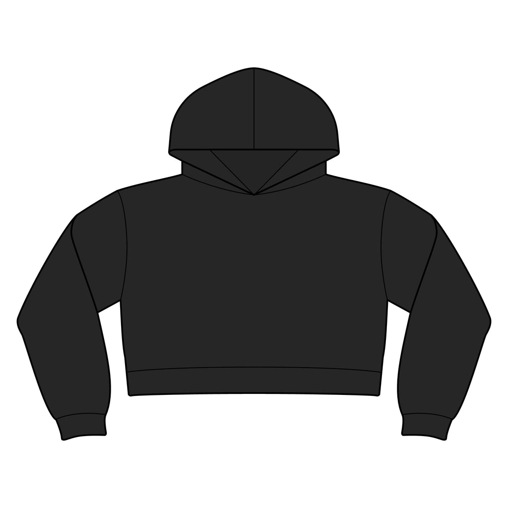 Women's Relax Crop Hood – Island Sunset