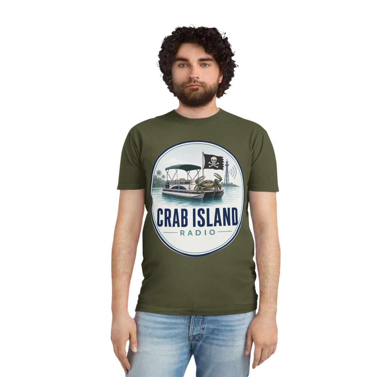 Unisex Faded Shirt – Crab Island Radio