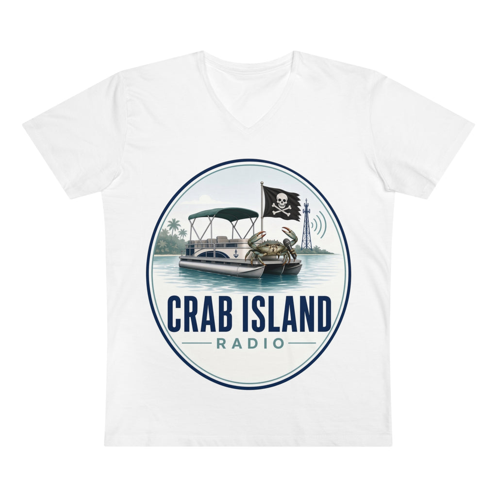 Men’s Presenter V-neck – Crab Island Radio