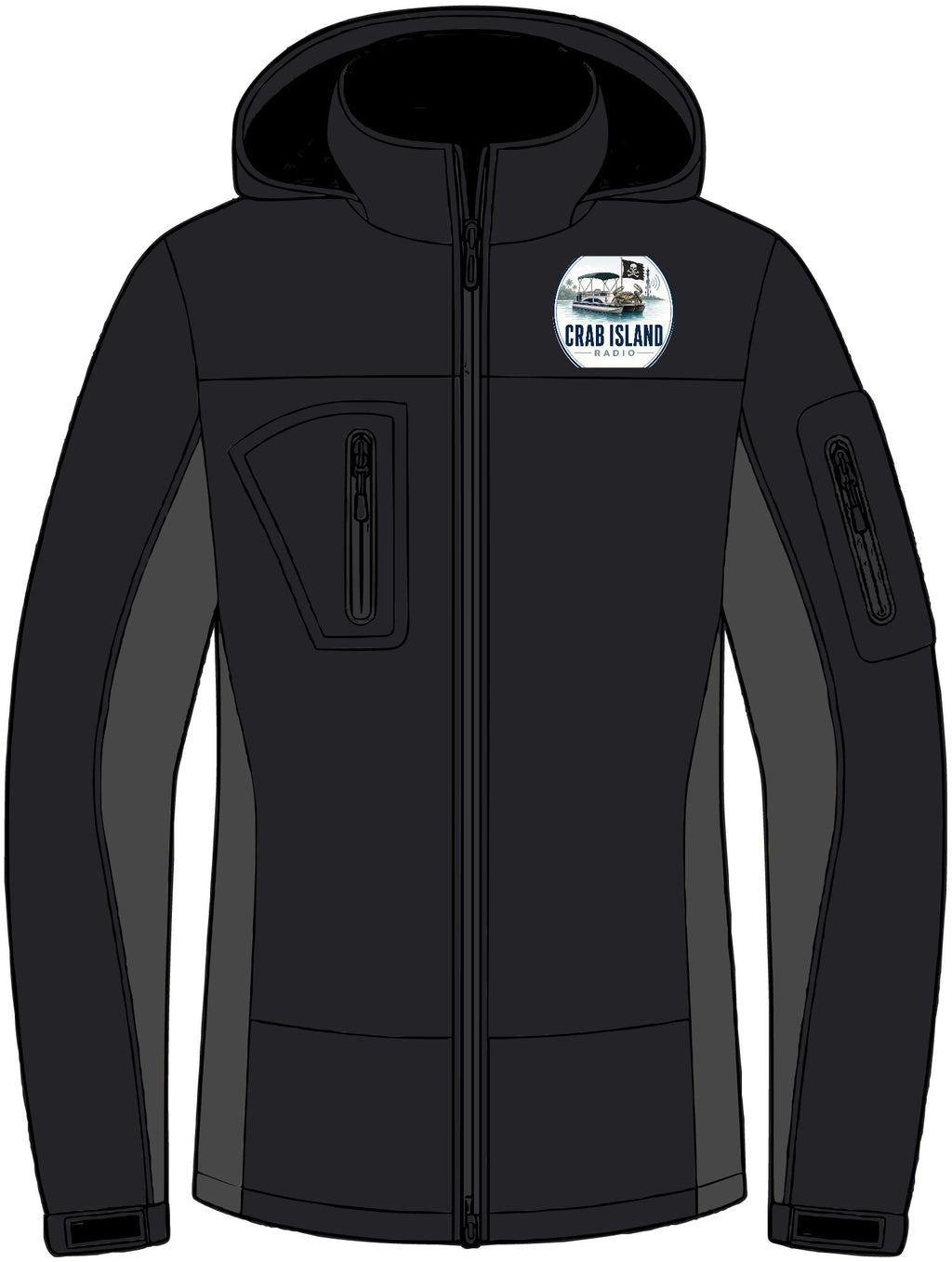 Tall Waterproof Soft Shell Jacket – Crab Island Radio