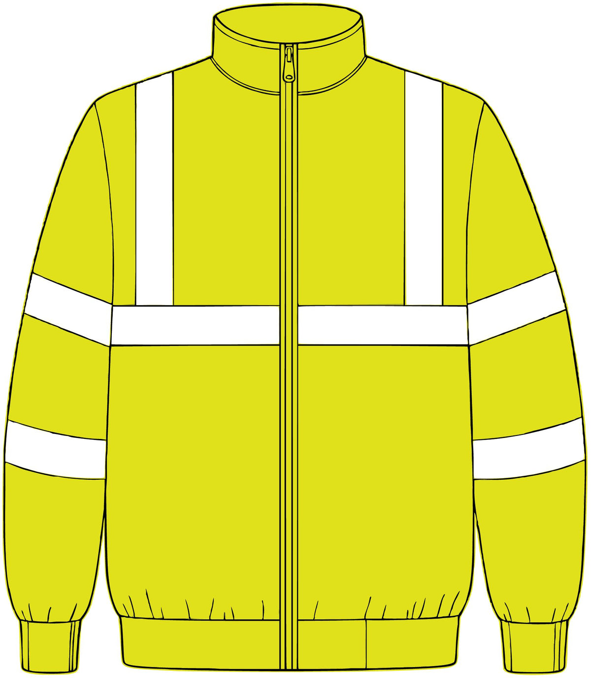 Enhanced Visibility Challenger Jacket with Reflective Taping – Crab Island Radio