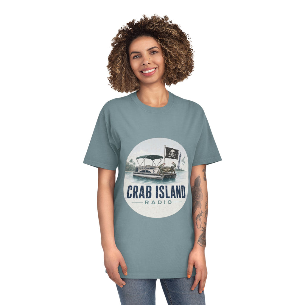 Unisex Faded Shirt – Crab Island Radio