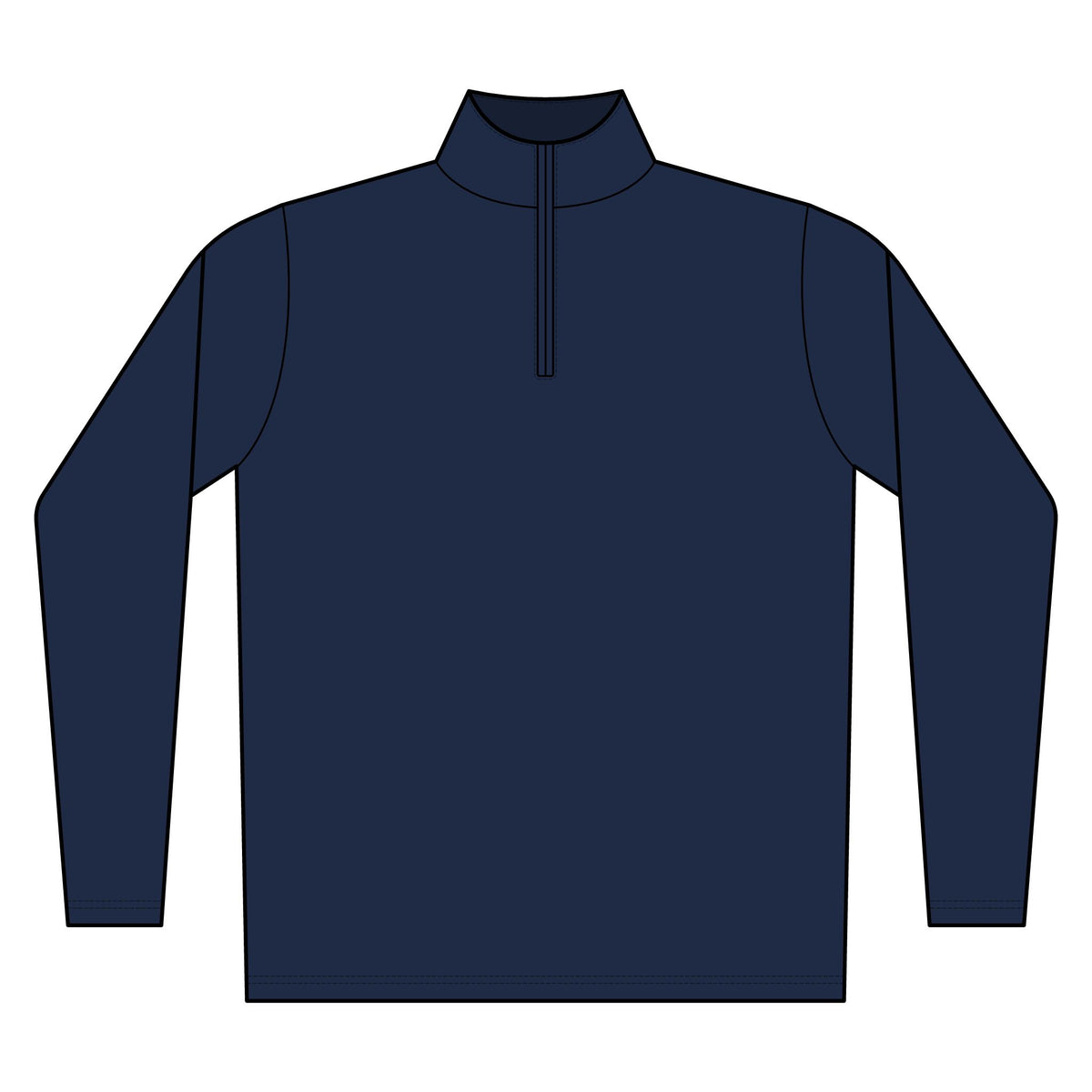 Men's Performance Mélange Quarter-Zip Pullover – Crab Island Radio