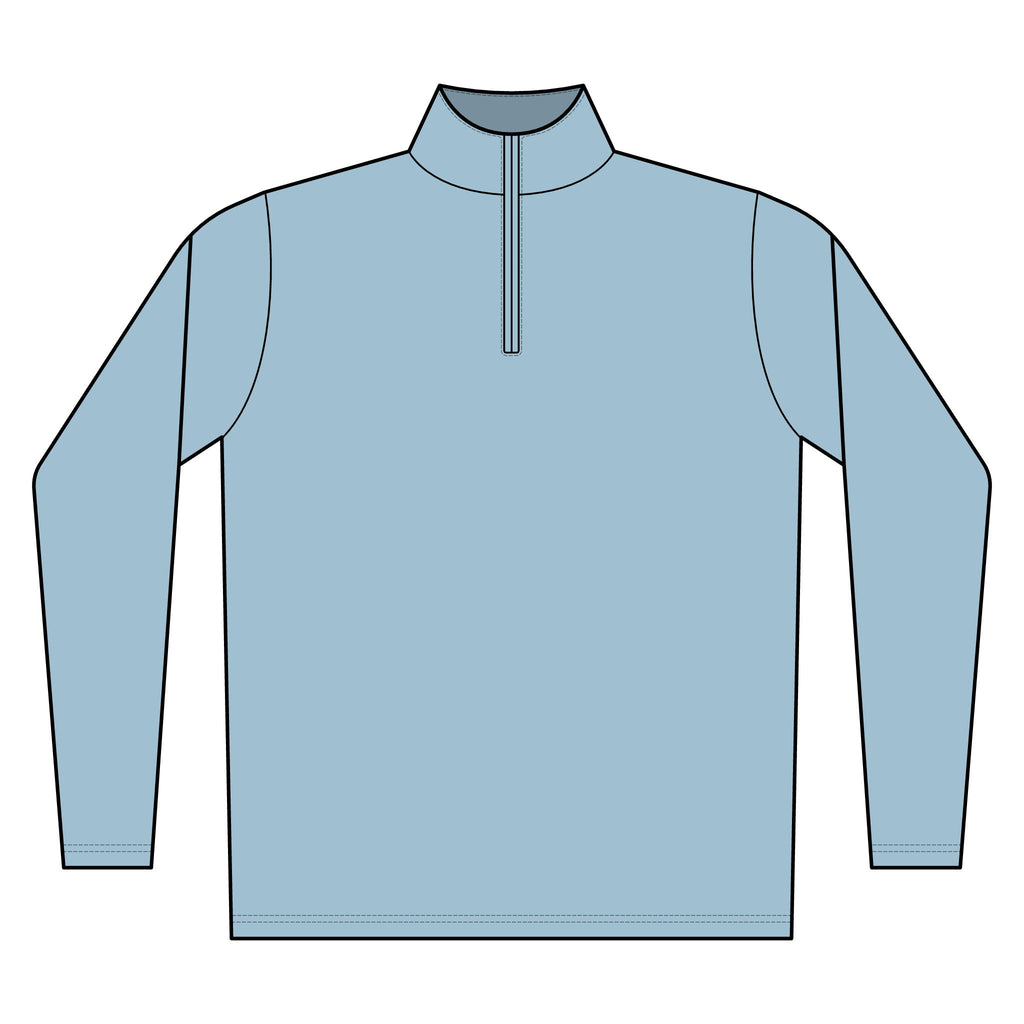 Men's Performance Mélange Quarter-Zip Pullover – Crab Island Radio