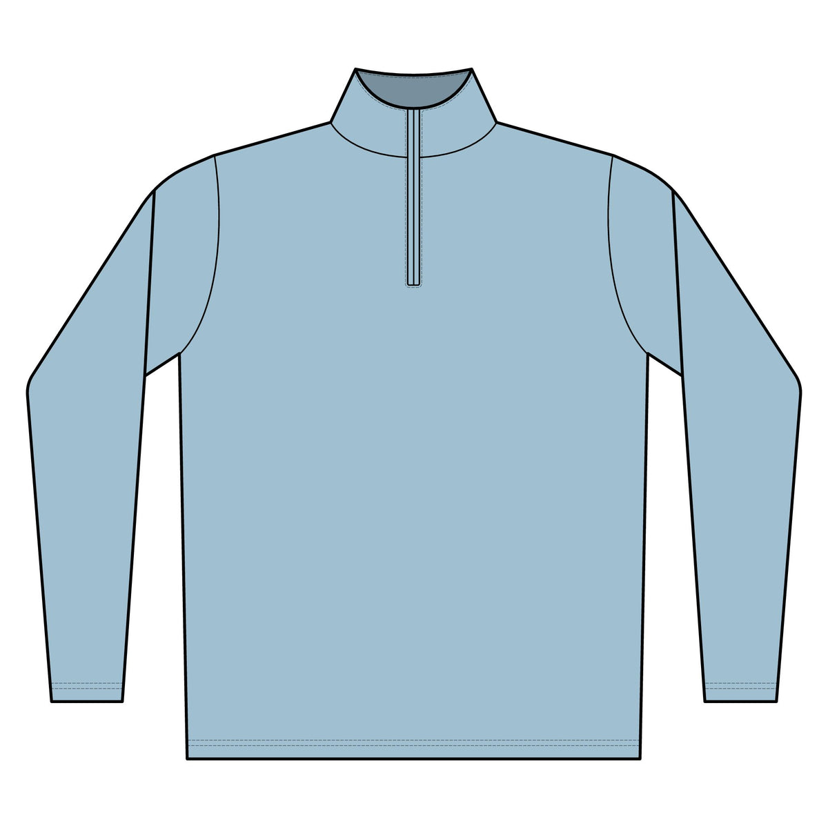 Men's Performance Mélange Quarter-Zip Pullover – Crab Island Radio