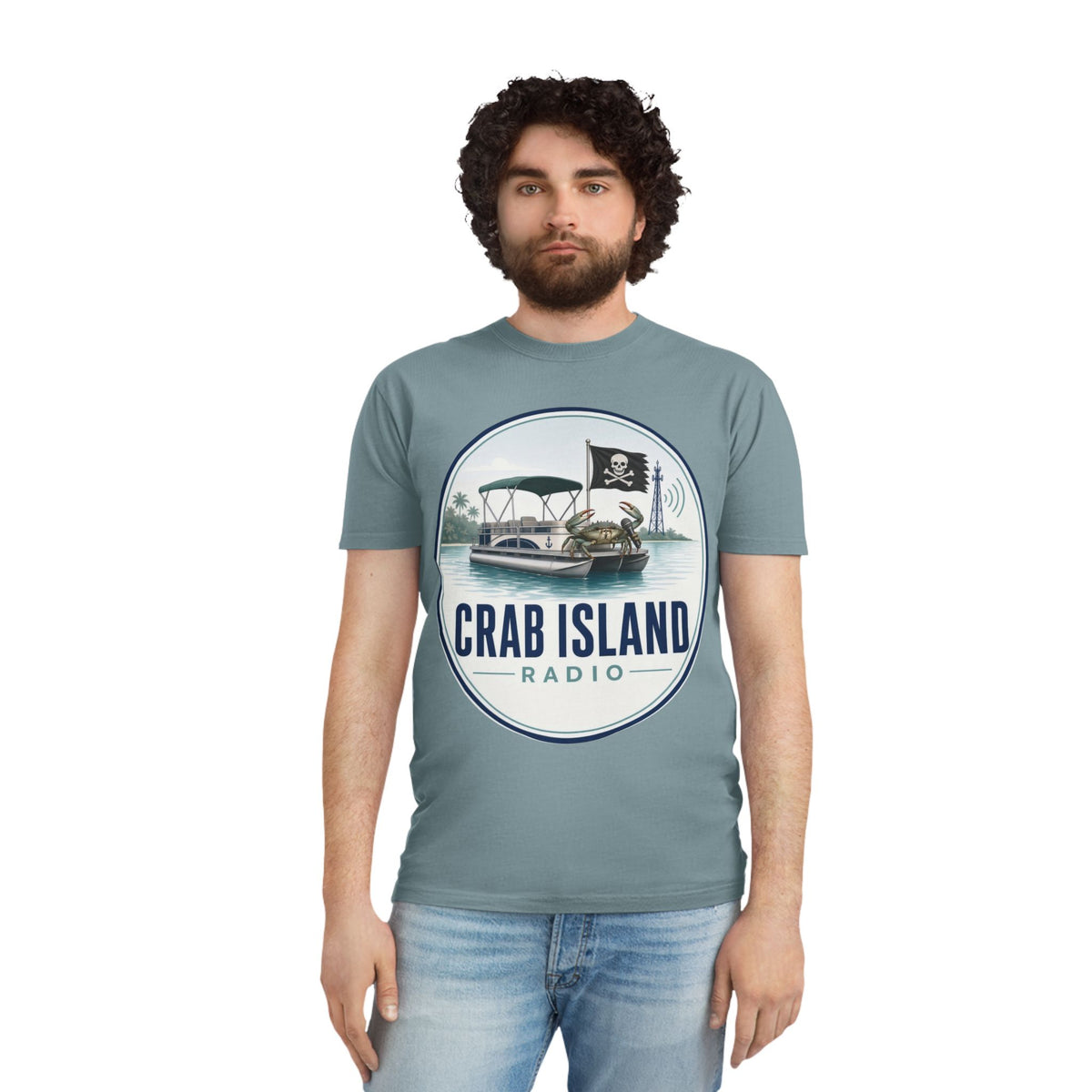 Unisex Faded Shirt – Crab Island Radio