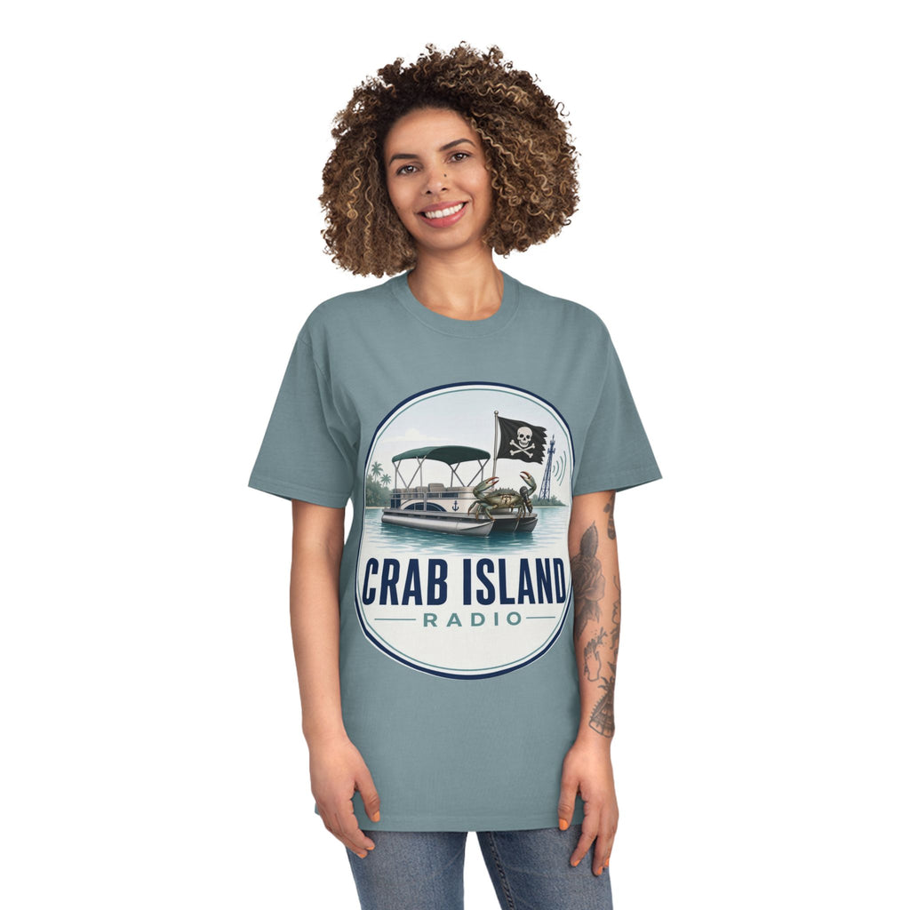 Unisex Faded Shirt – Crab Island Radio