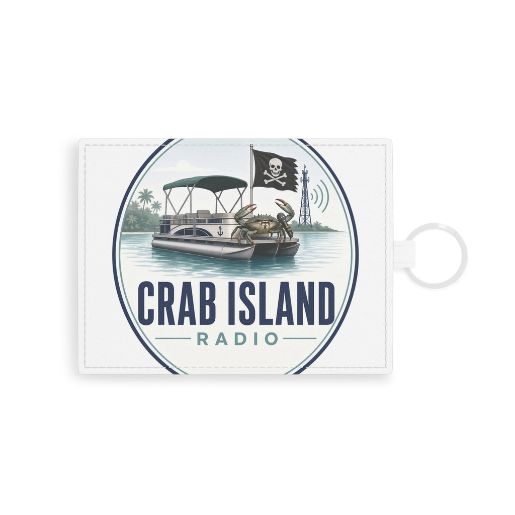 Saffiano Leather Card Holder – Crab Island Radio