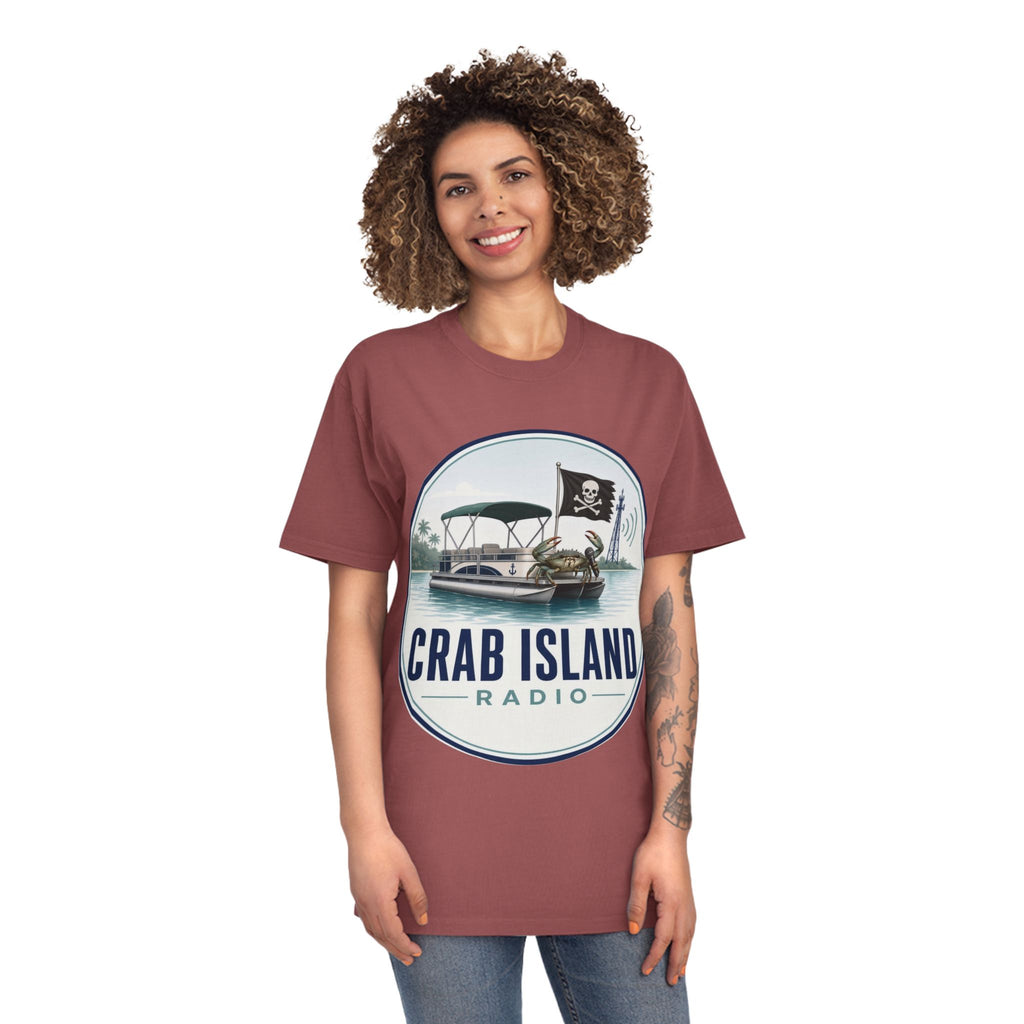 Unisex Faded Shirt – Crab Island Radio