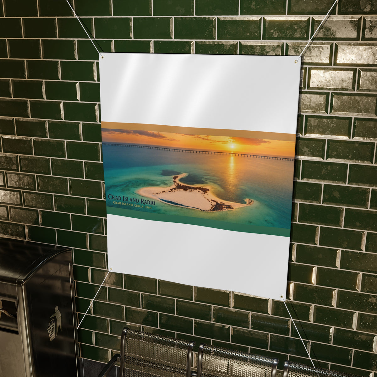Matte Banner – Island Sunset